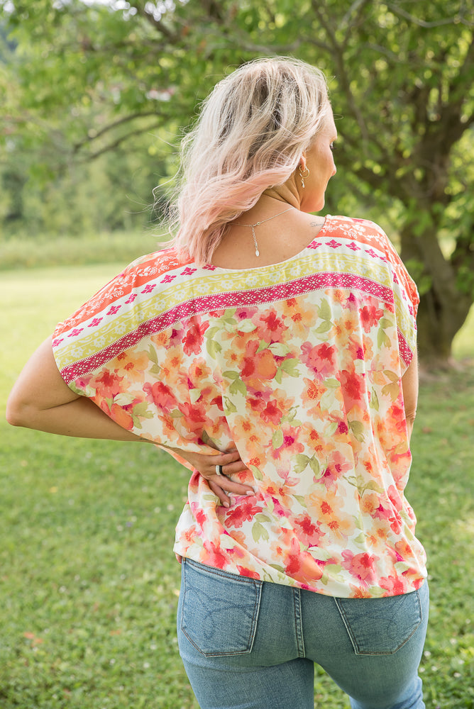 Bright Eyed Floral Top