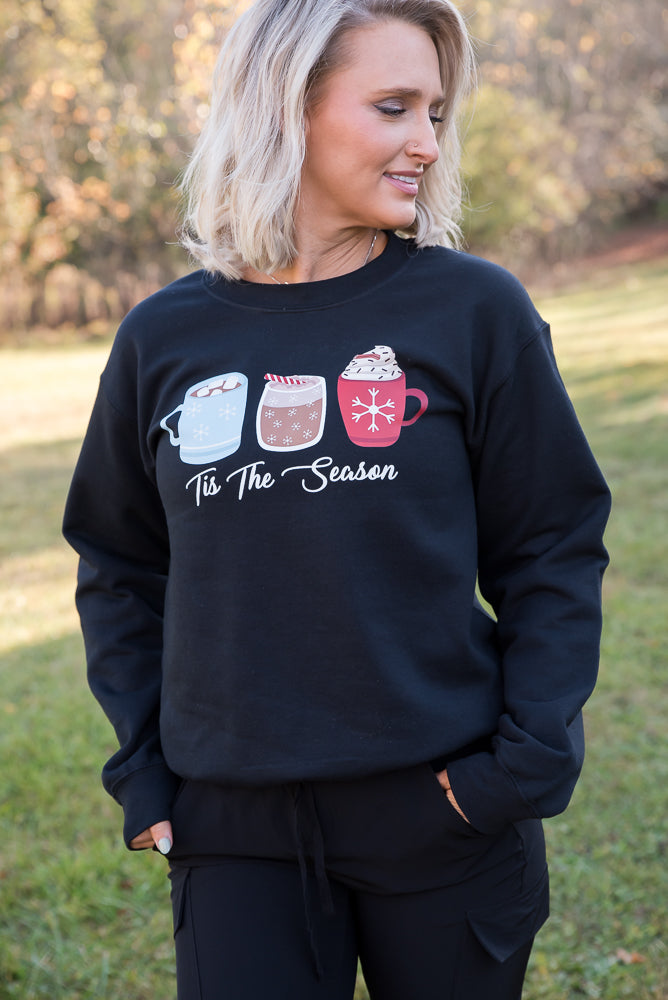 'Tis the Season Graphic Crewneck Sweatshirt