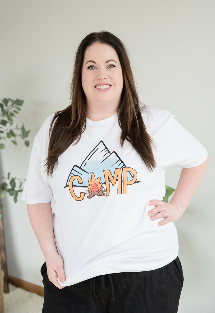 Camp by the Mountains Graphic Tee