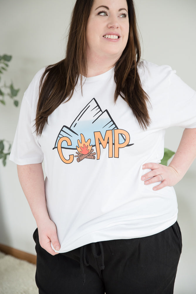 Camp by the Mountains Graphic Tee