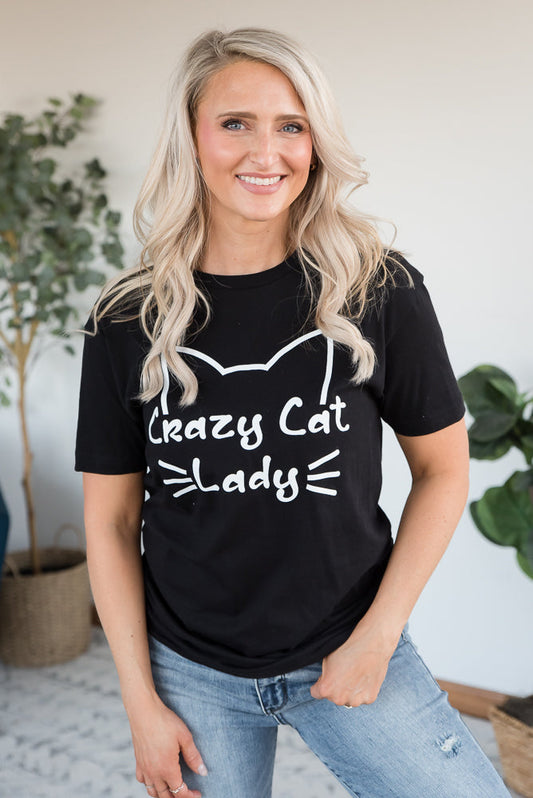 Crazy Cat Lady Graphic Tee