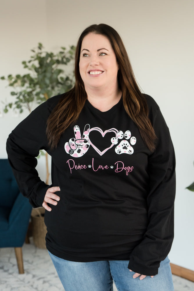 Peace Love Dogs Graphic Tee