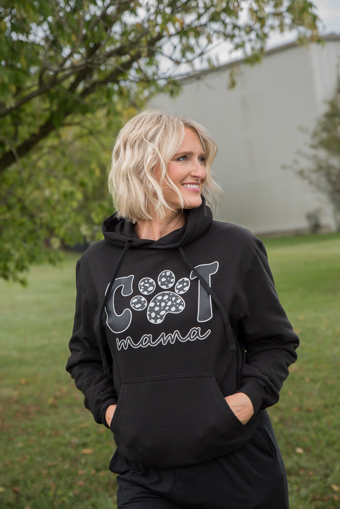 Cat Mama Graphic Hoodie