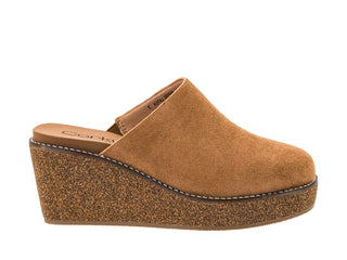 Corky Maybe Later Tobacco shoe Clog Mule