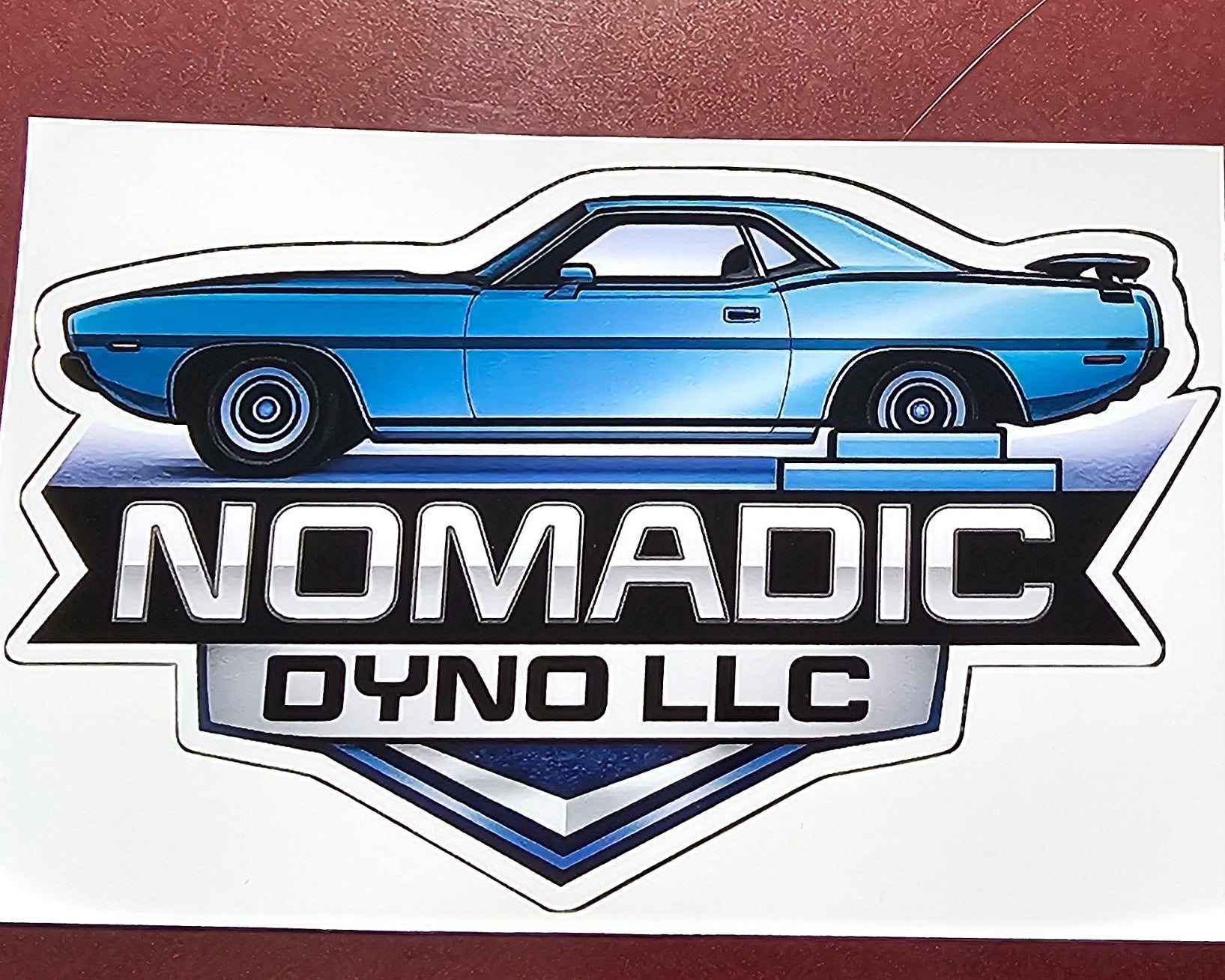Nomadic Dyno LLC Stickers 6" wide glossy