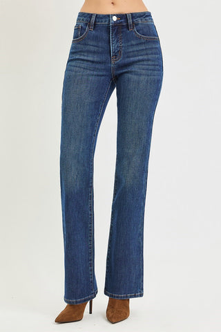 Risen TUMMY CONTROL MID RISE BOOTCUT JEANS