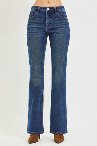 Risen TUMMY CONTROL MID RISE BOOTCUT JEANS