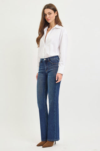 Risen TUMMY CONTROL MID RISE BOOTCUT JEANS