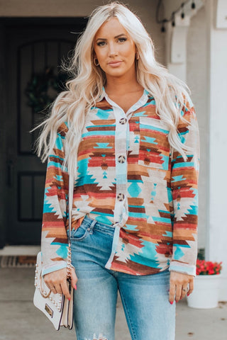 CLEARANCE Button Up Long Sleeve Shirt