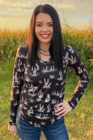 Sterling Kreek Western Nights Top