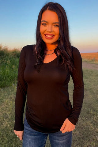Sterling Kreek Simple Sterling Long Sleeve - Black