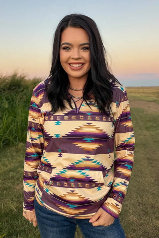 Sterling Kreek Dusty Violet Pullover
