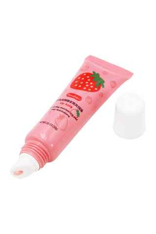 Strawberry Scented Gel Lip Balm Squeeze Tube