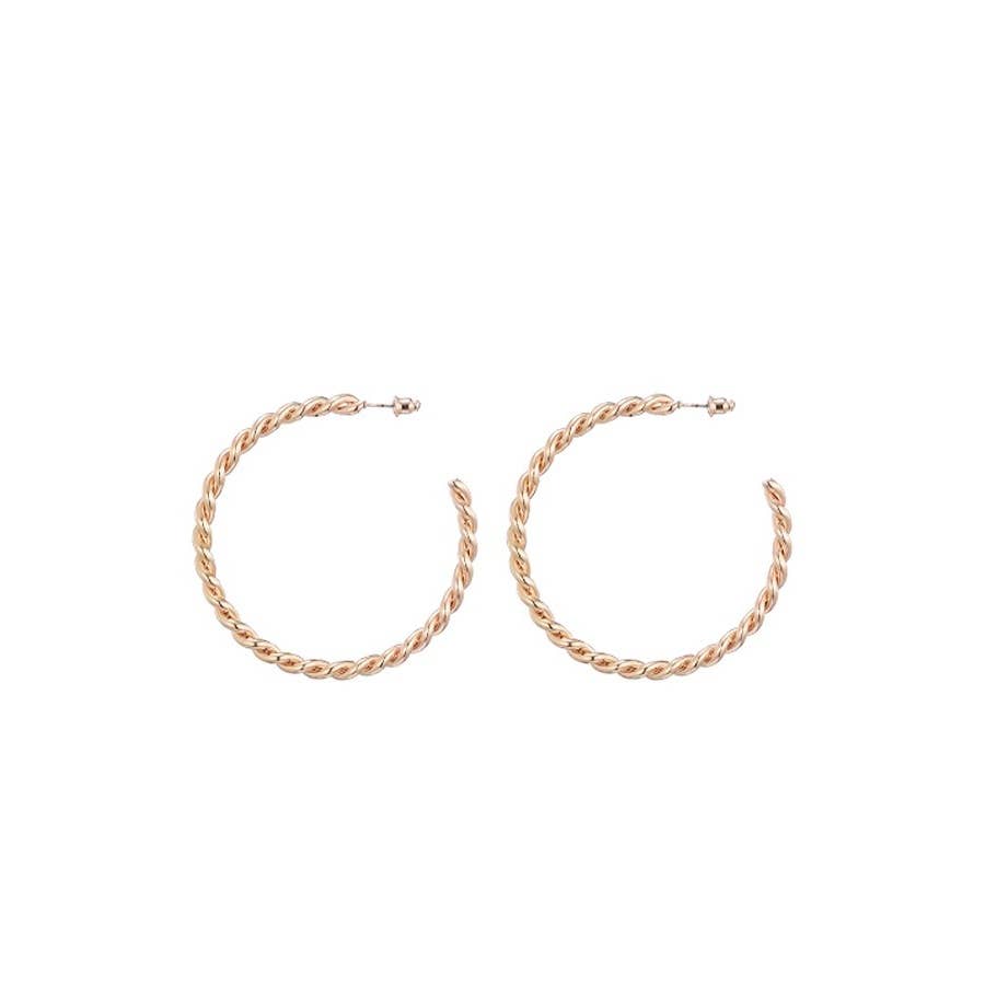 Twist Hoop Earring