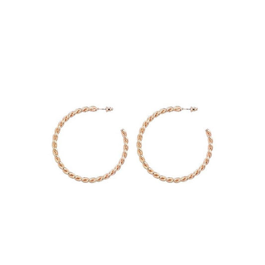 Twist Hoop Earring