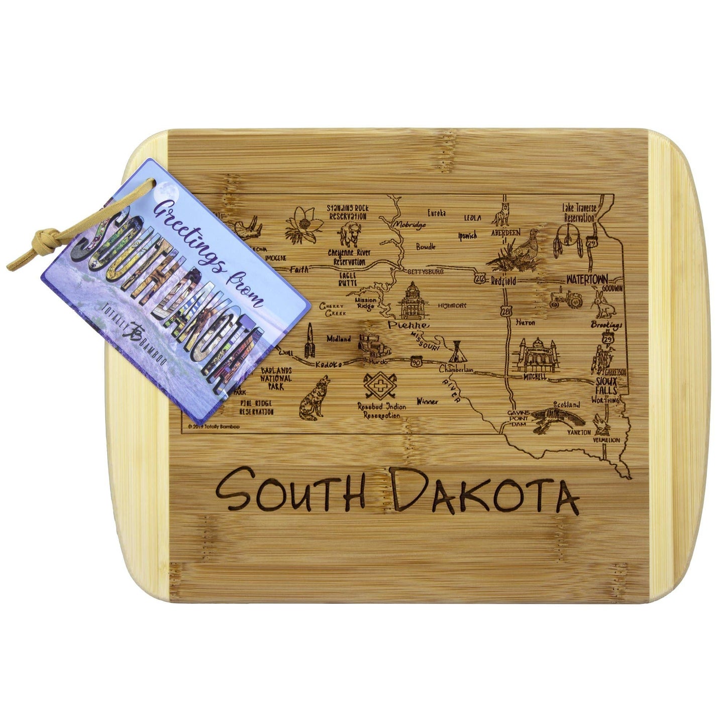 A Slice of Life South Dakota 11" Cutting & Serving Board