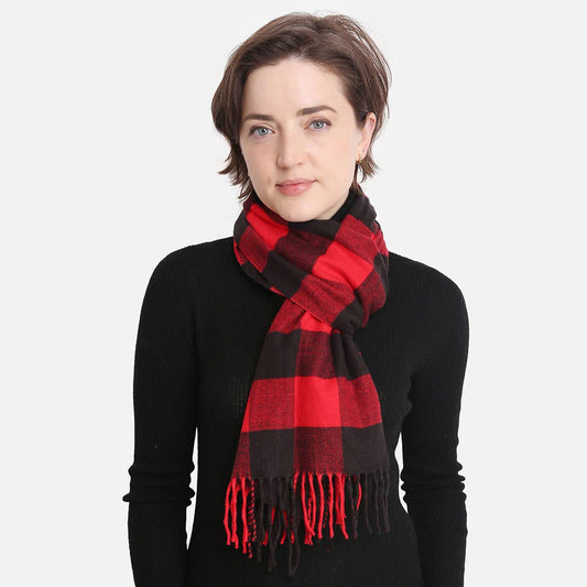 Multi Patterned Cashmere Feel Oblong Scarves