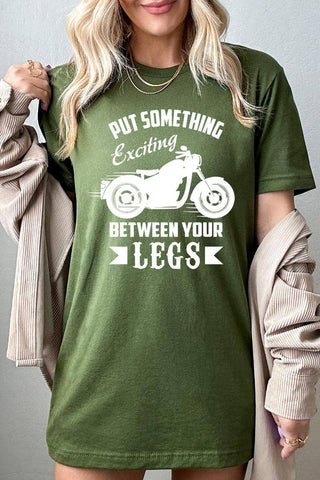 Put Something Exciting Motorcycle Graphic Tee