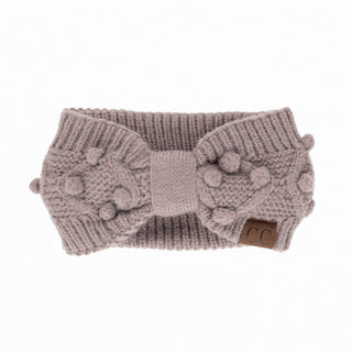 CC Crafted Pom Detail Head Wrap headband ear warmer