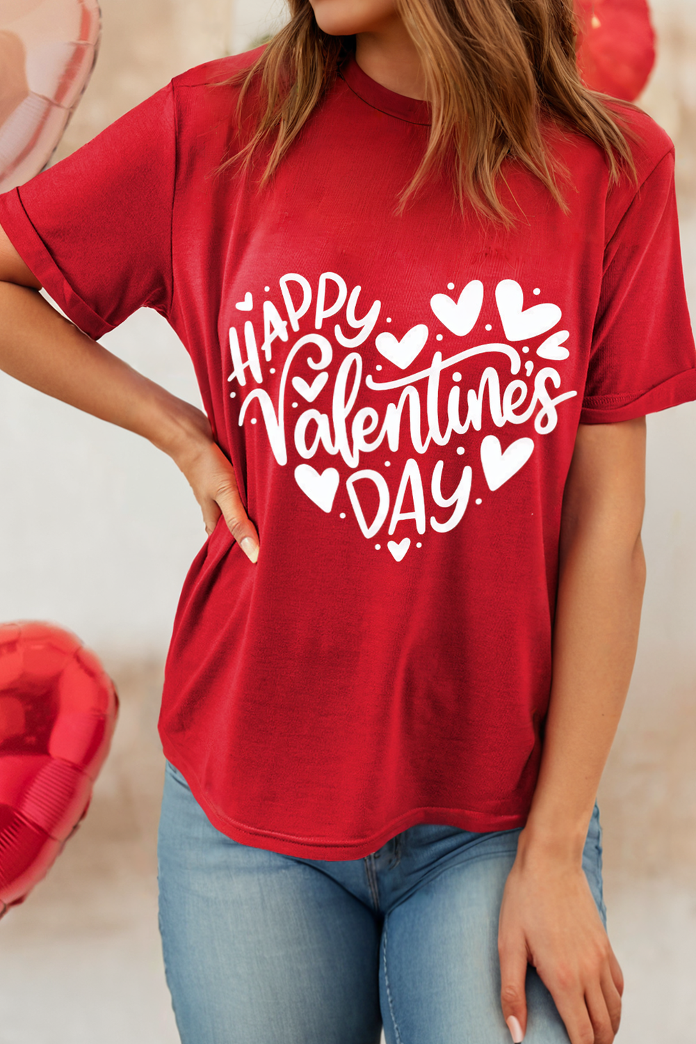 LDC Heart Graphic Short Sleeve T-Shirts