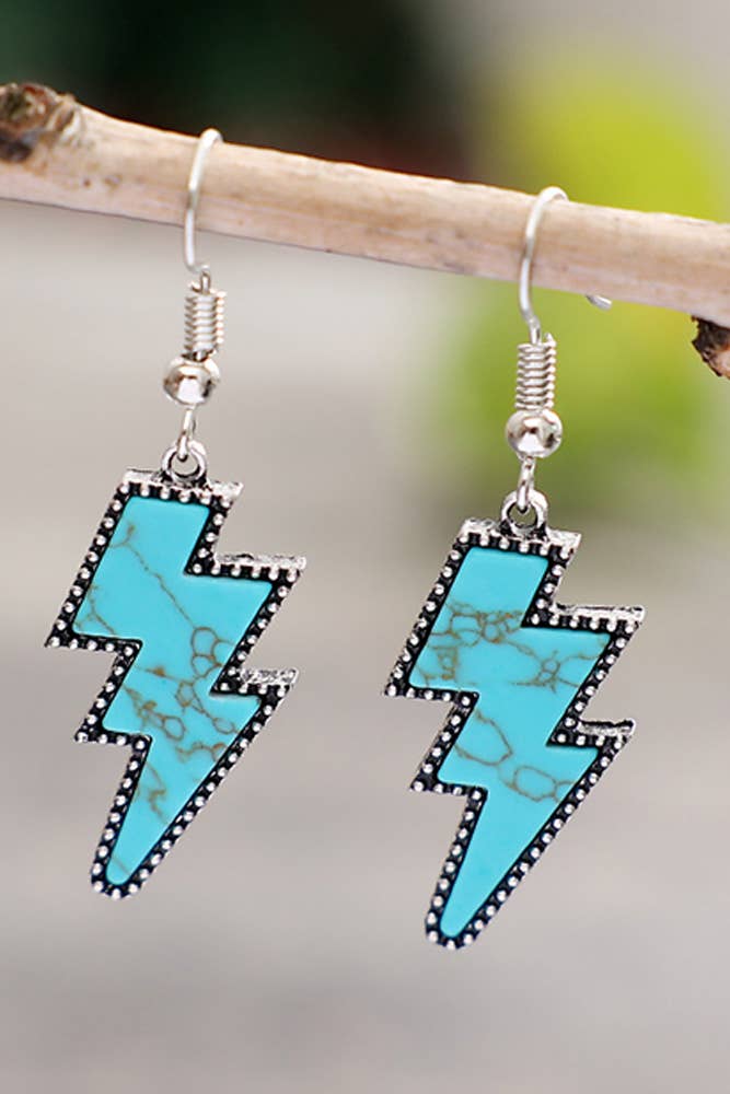 Lightening Stone Earrings