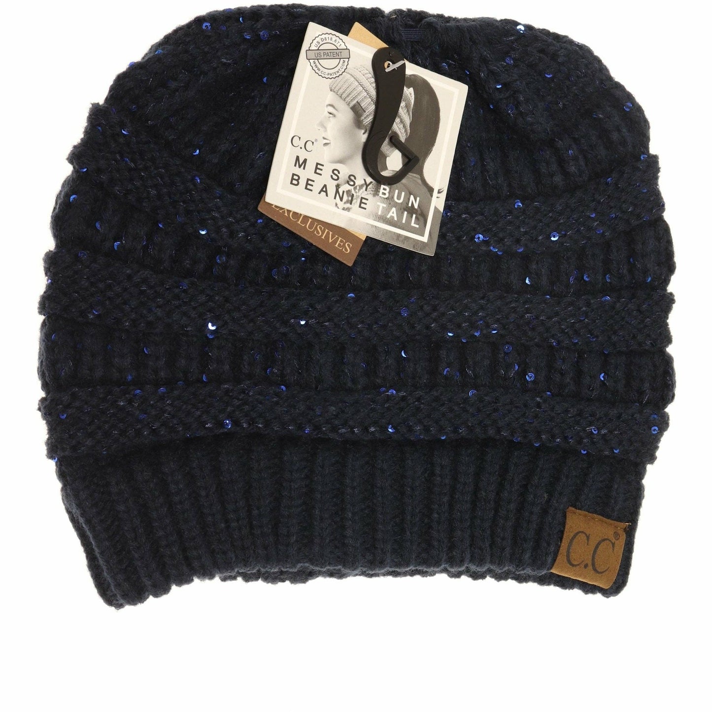 Sequin CC Beanie Tail Beanie MB730