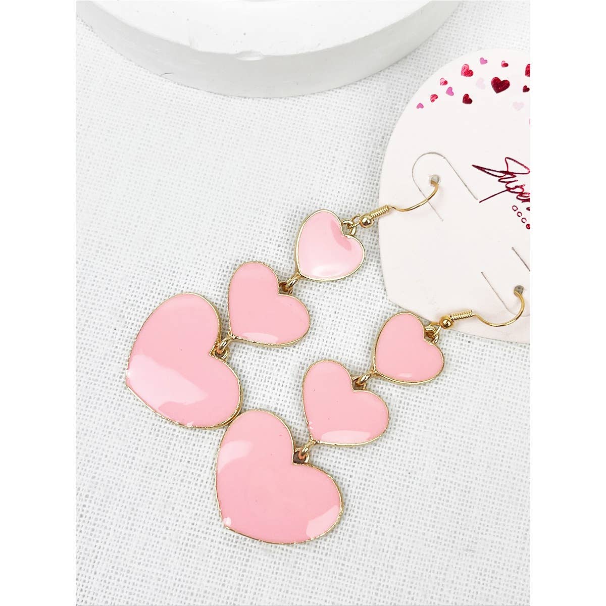 Heart Dangle Earrings