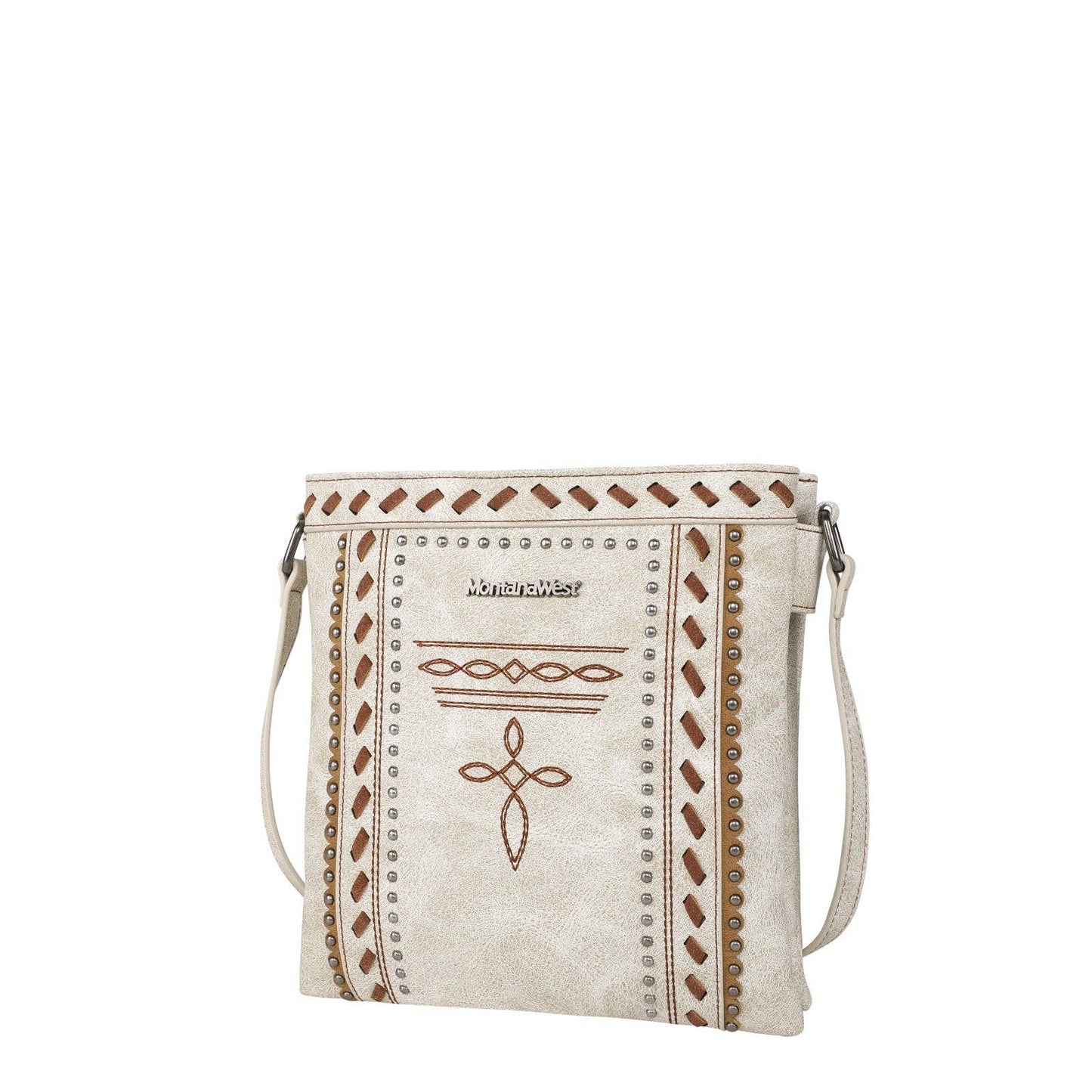 MW1124G-9360 Montana West Embroidered Stitch Crossbody