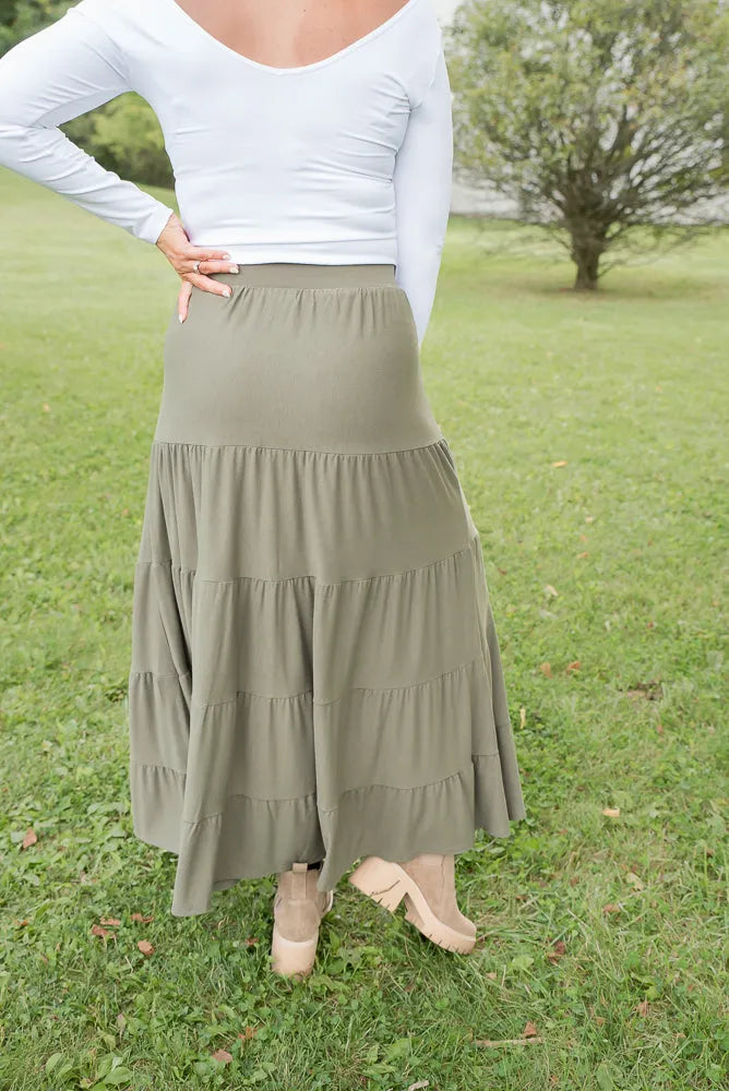 All Around Skirt in Olive