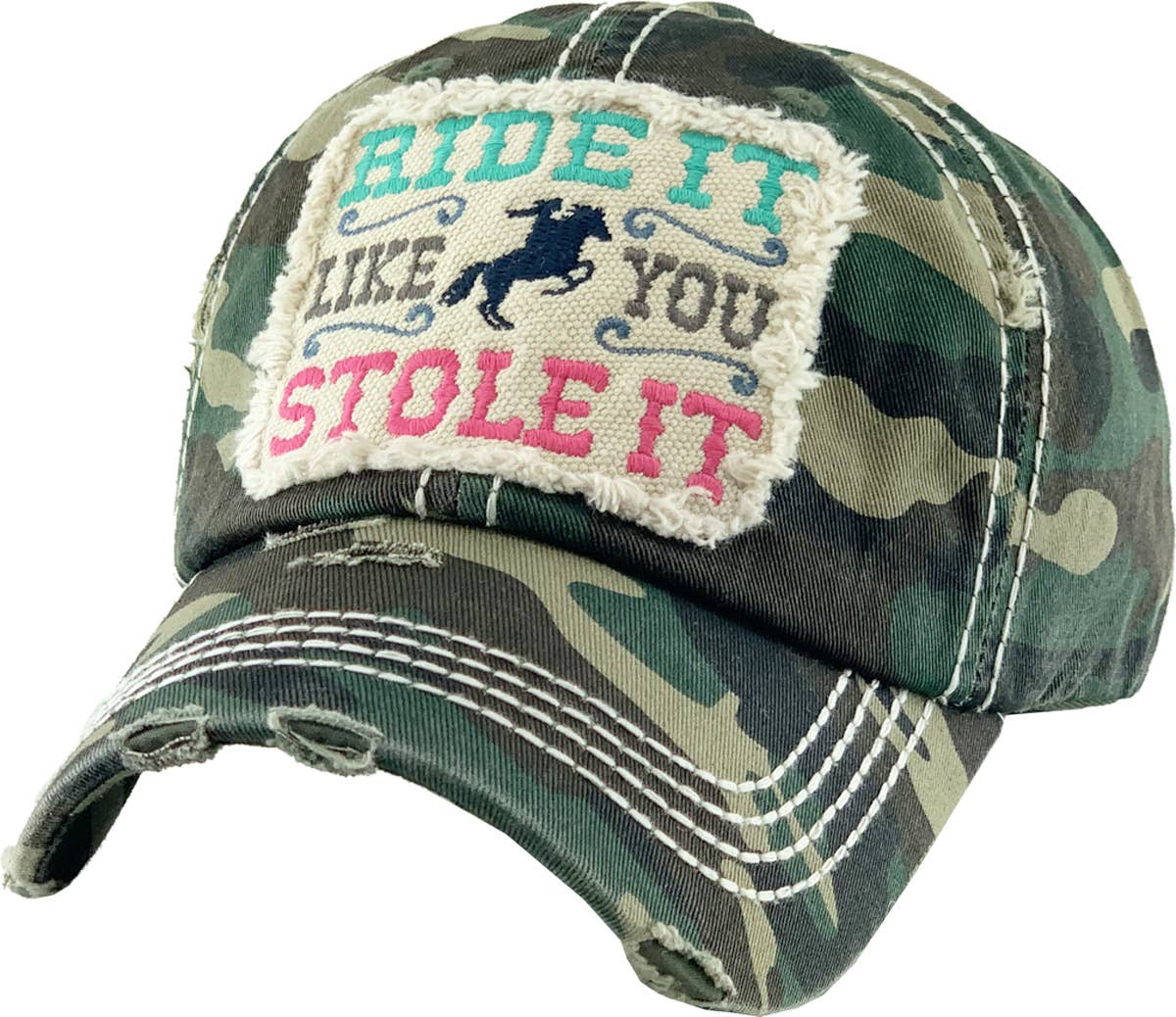 RIDE IT LIKE YOU STOLE IT WASHED VINTAGE BALLCAP