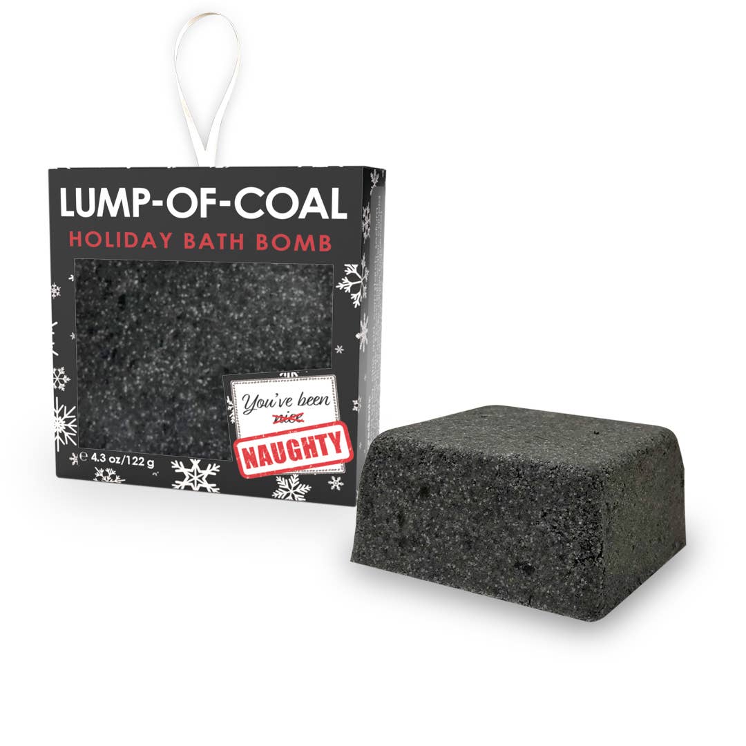 Christmas Best Seller! Lump-of-Coal Bath Bomb