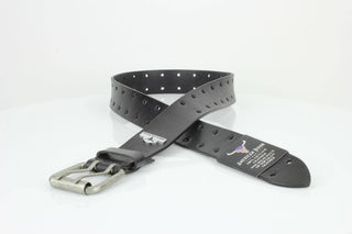 Double Prong Full Grain Leather Belt ABB 008
