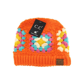 Cc Multi Color Crochet Beanie HAT7393