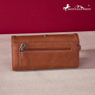 MW1248-W002 Montana West Embroidered Collection Wallet