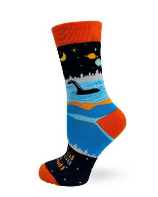 We Don't Believe in Humans Ladies' Novelty Crew Socks