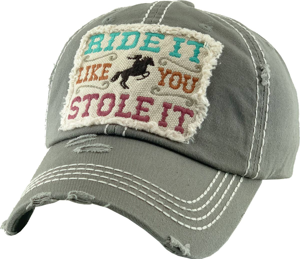 RIDE IT LIKE YOU STOLE IT WASHED VINTAGE BALLCAP