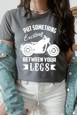 Put Something Exciting Motorcycle Graphic Tee
