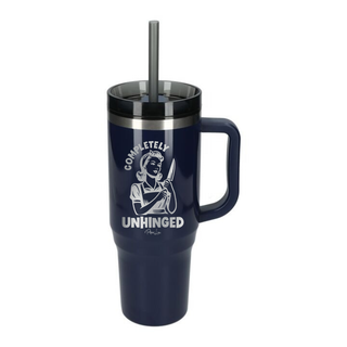 Completely Unhinged Laser Etched 40oz Tumbler + Straw