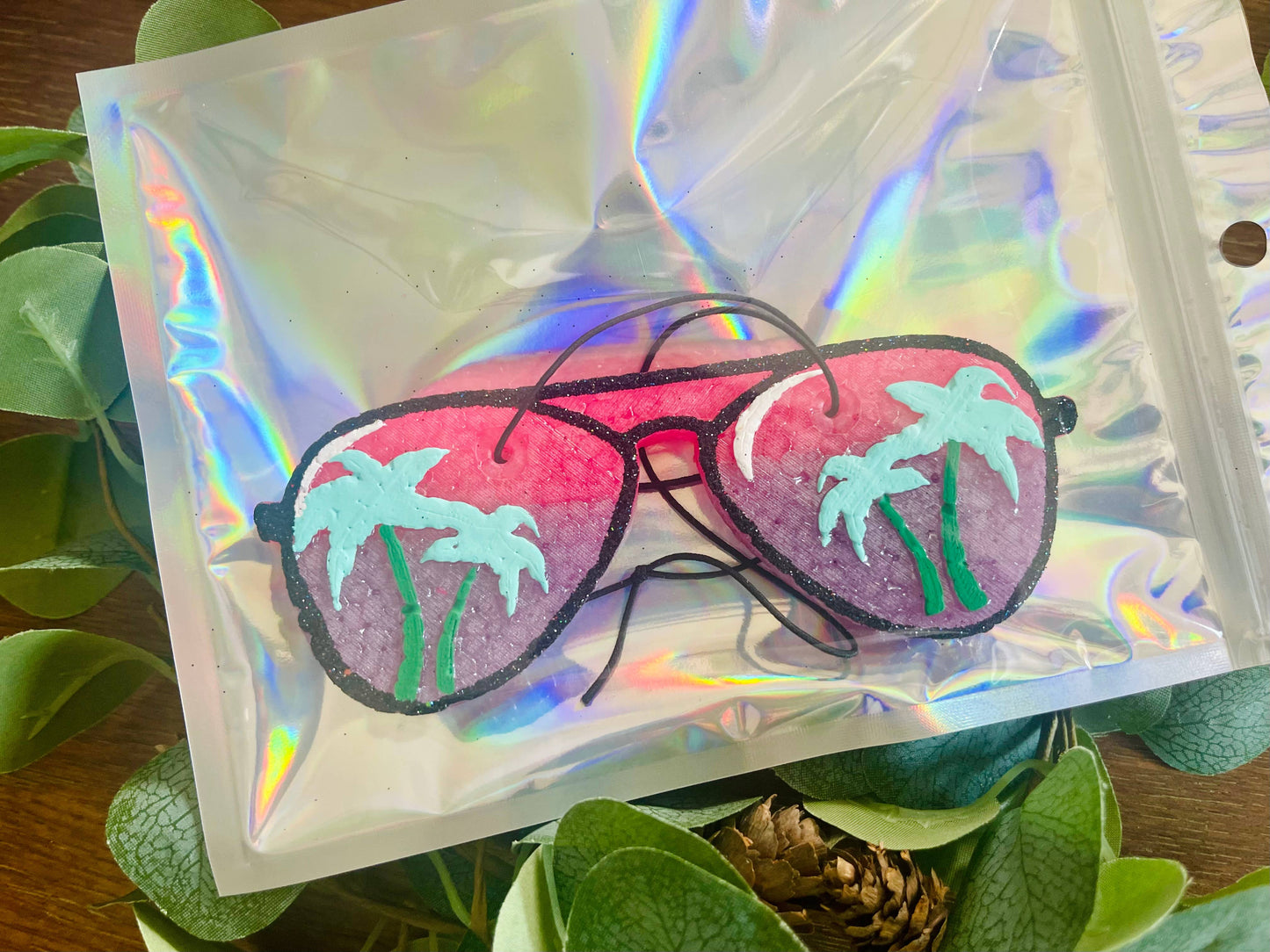 Tropical Sunglasses Car Freshie