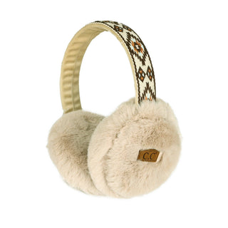 CC South West Aztec Print Adjustable Earmuff