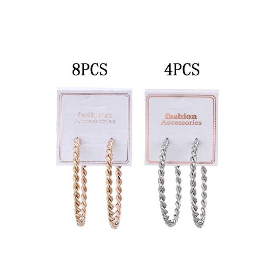 Twist Hoop Earring