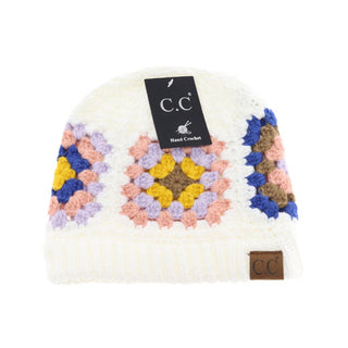 Cc Multi Color Crochet Beanie HAT7393