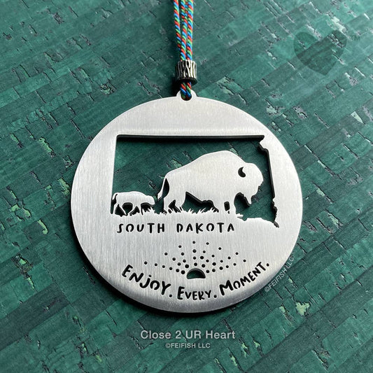 South Dakota Bison Ornament Keepsake