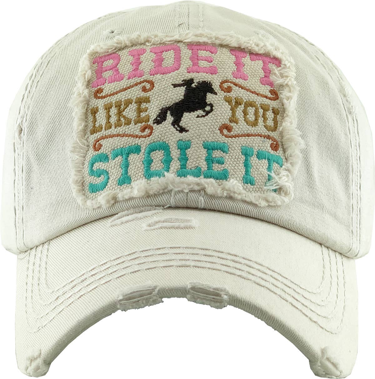 RIDE IT LIKE YOU STOLE IT WASHED VINTAGE BALLCAP