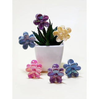 Mini Shinny Daisy Flower Hair Claw clip