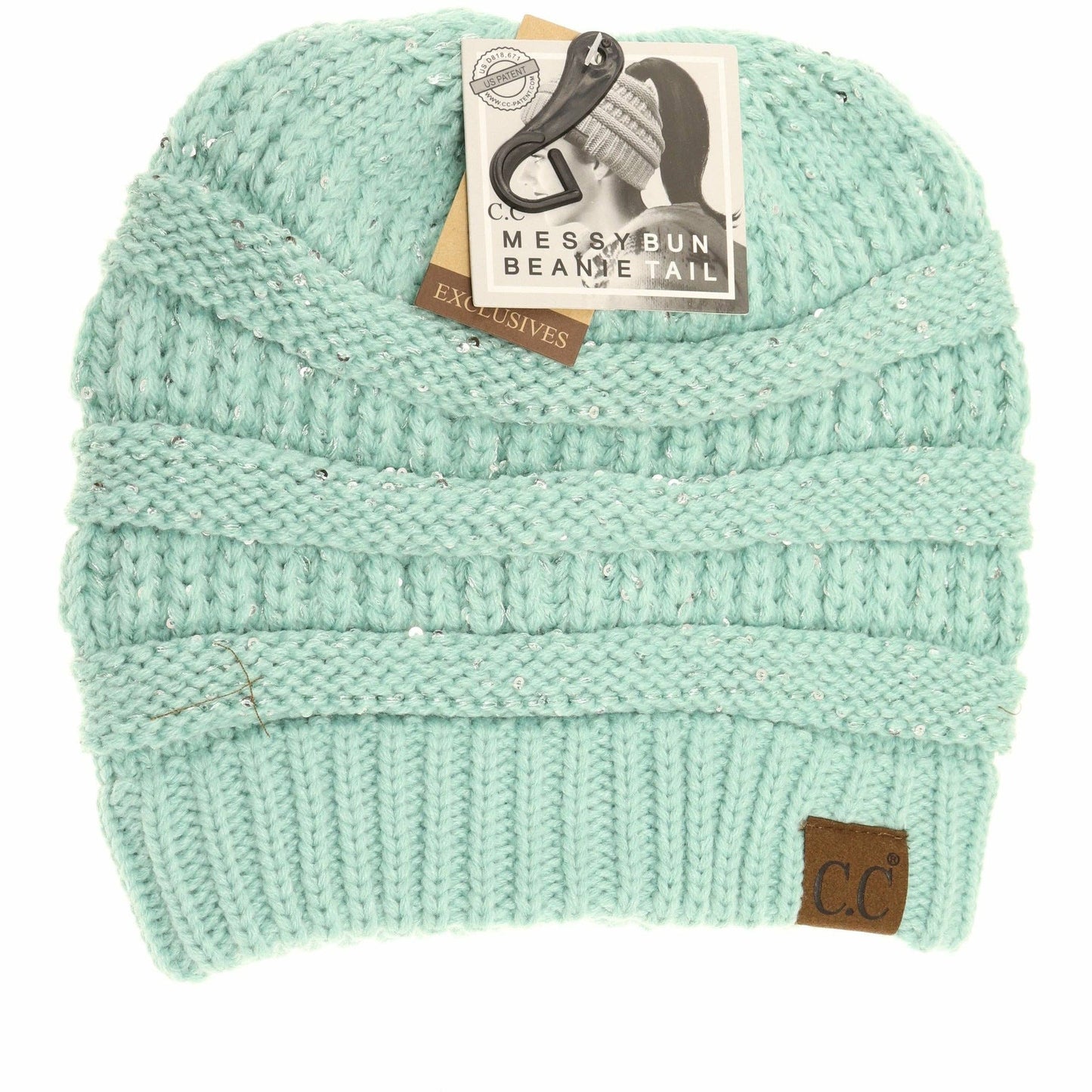 Sequin CC Beanie Tail Beanie MB730