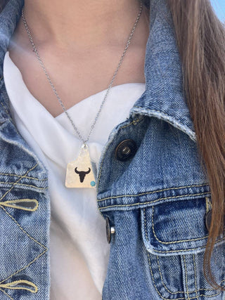 Cattle Tag Necklace - Steer
