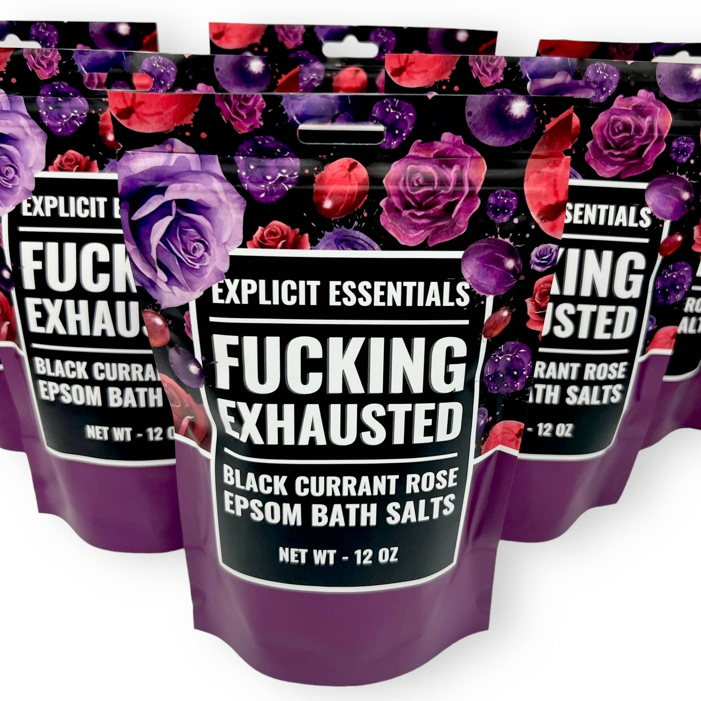 Fucking Exhausted Bath Epsom Salts 12oz Bag