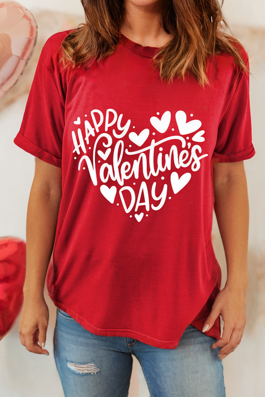 LDC Heart Graphic Short Sleeve T-Shirts