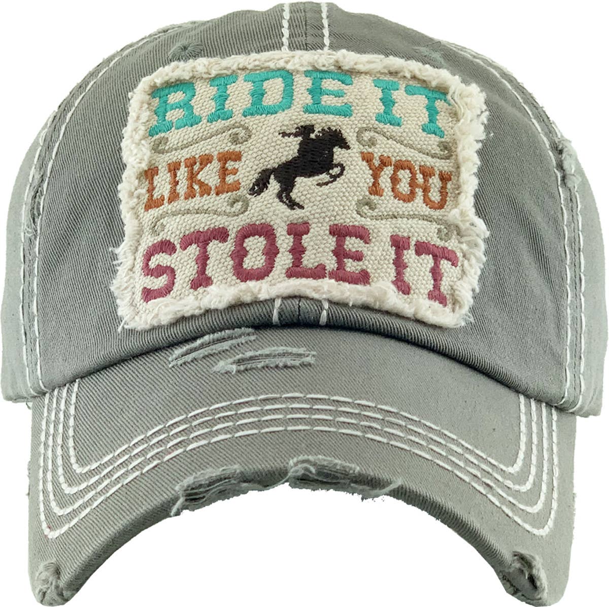 RIDE IT LIKE YOU STOLE IT WASHED VINTAGE BALLCAP